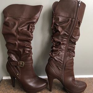 G by Guess Tall Brown Boots